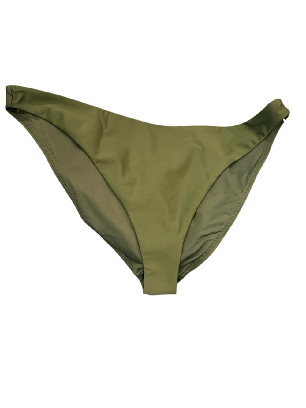 Quince Women’s Italian Low-Rise Bikini Bottom Color Palm Sz XL